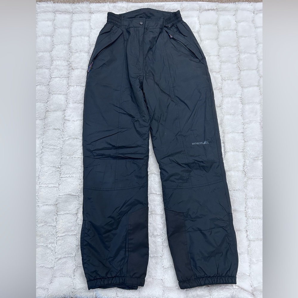 Mobius Kids Black Ski Snow Pants Size 10‎